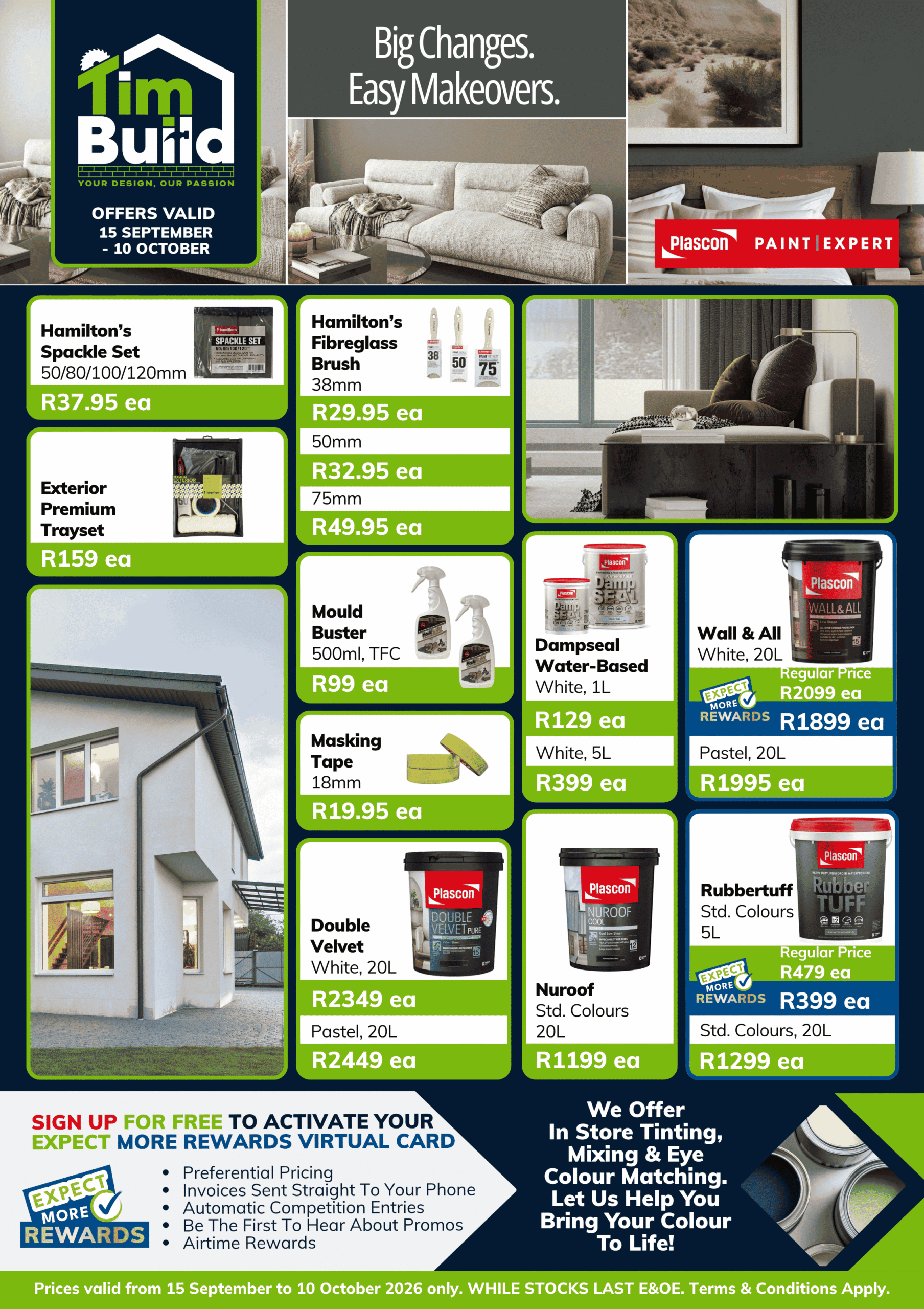 Paint Expert - Timbuild Somerset West Current Promotion