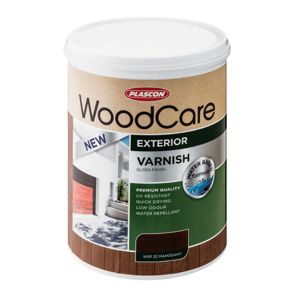 Water Based Exterior Varnish Gloss - Timbuild Somerset West Plascon Woodcare Products